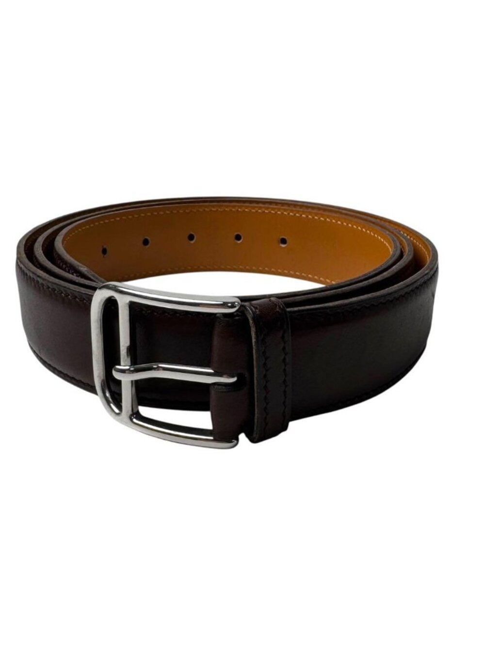 Hermes Belt Roman Silver Leather ⬜